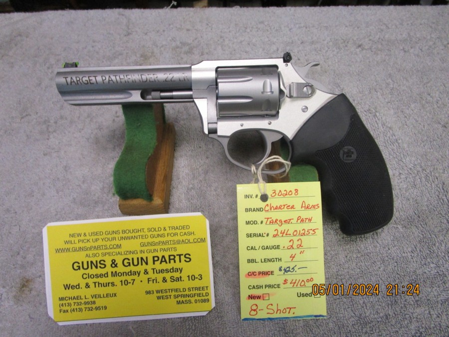 Charter Arms target model Pathfinder .22 caliber.