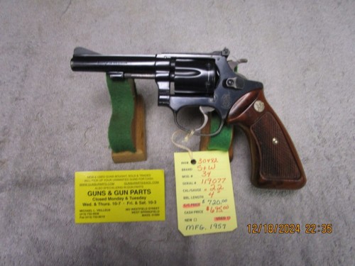 Smith & Wesson model 34 .22 caliber.   SOLD - Product Image