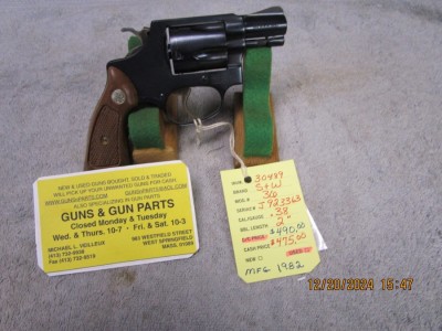 Smith & Wesson model 36 .38 spl, mint. - Product Image