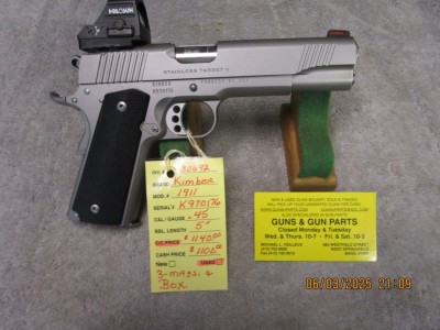Kimber 1911 .45 - 3 - mags and box and case. - Product Image