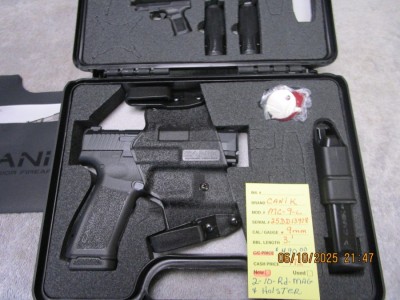 Canik MC-9-L .9mm New in stock. - Product Image
