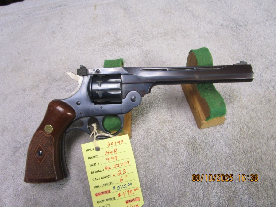 H&amp;R model 999 Sportsman .22 caliber nice.  SOLD