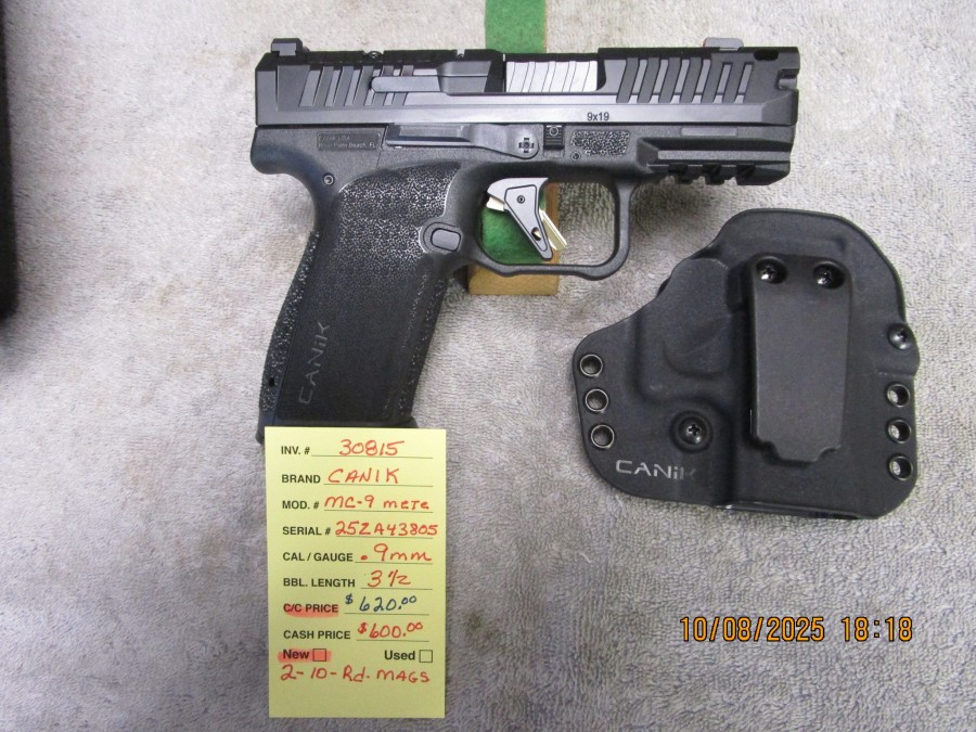 Canik MC-9 Mete .9mm with case and holster. Mass OK