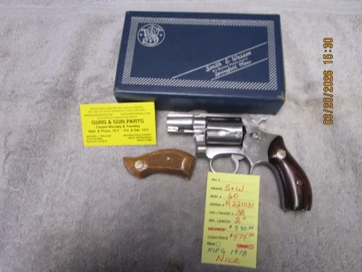 Smith & Wesson model 60.38 spl with box. - Product Image
