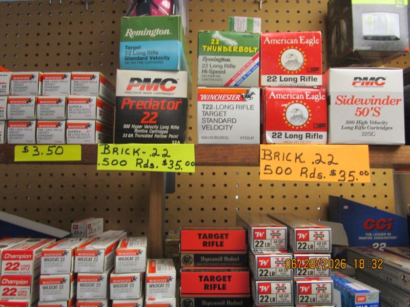 Bricks of 500 rounds of 22 L.R. $35.00 - Product Image