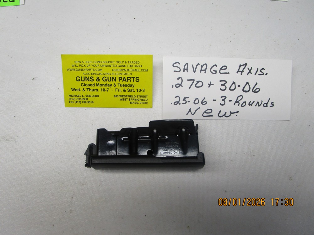 Savage factory clip for a model Axis .270 & .30-06 & 25-06 -3- rounds new. - Product Image