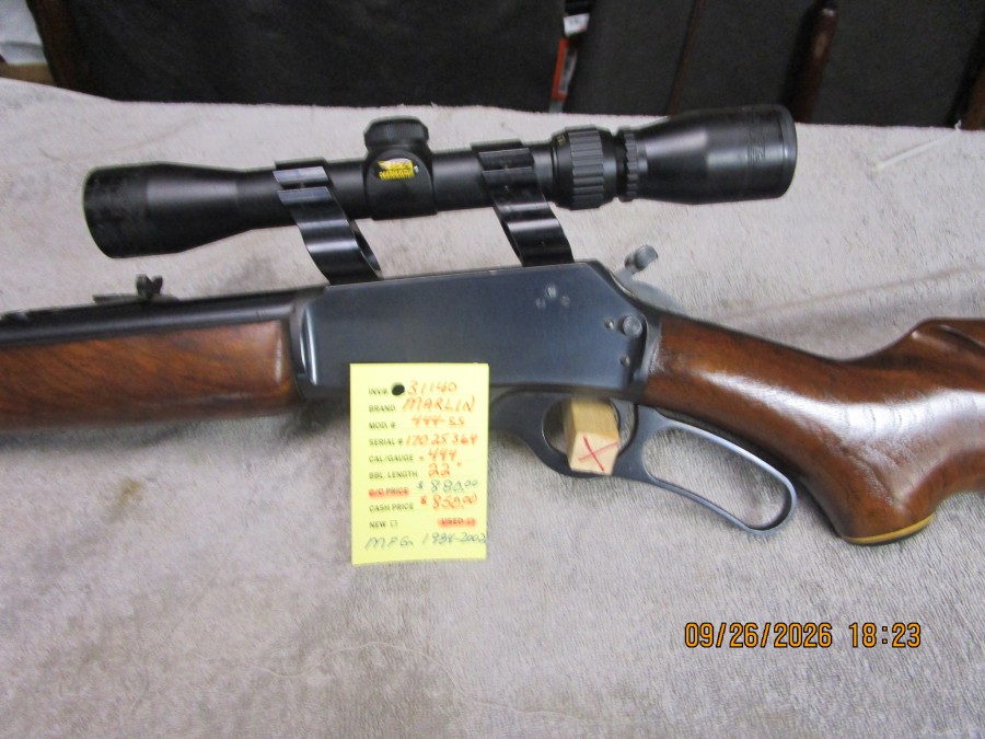 Marlin model 444-SS .444 caliber mfg from 1984 to 2002 nice.