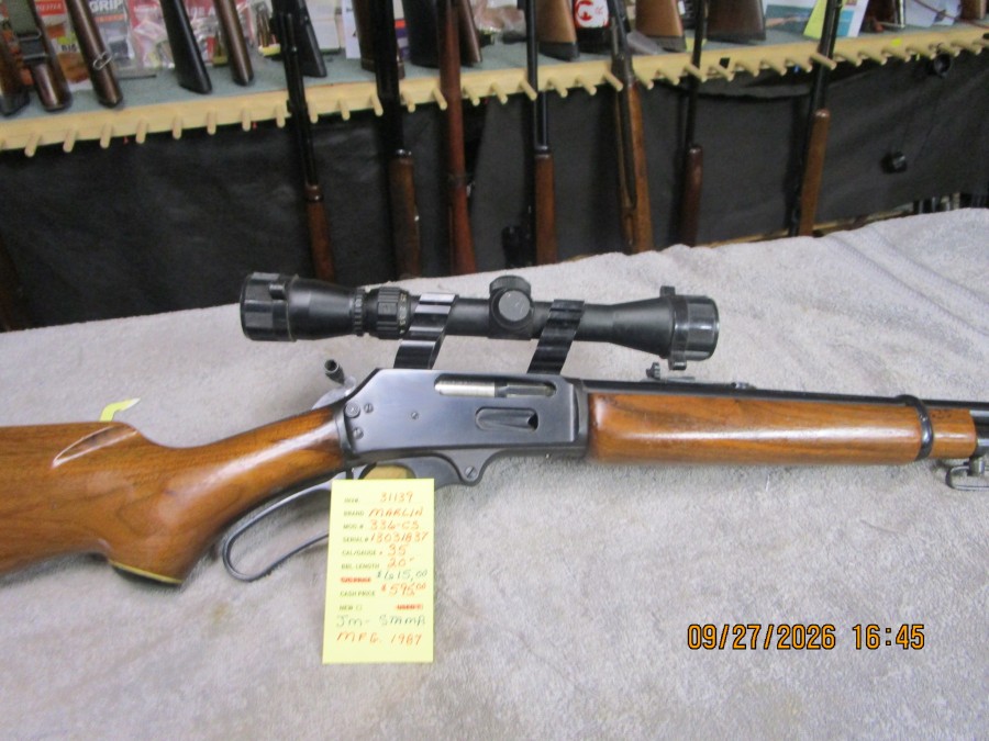Marlin model 336-CS .35 caliber - JM - stamp nice.