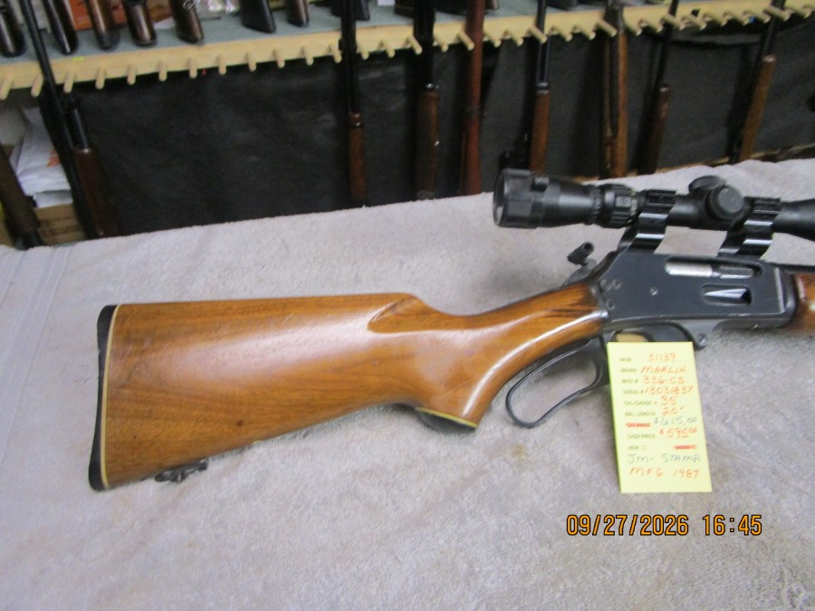 Marlin model 336-CS .35 caliber - JM - stamp nice.