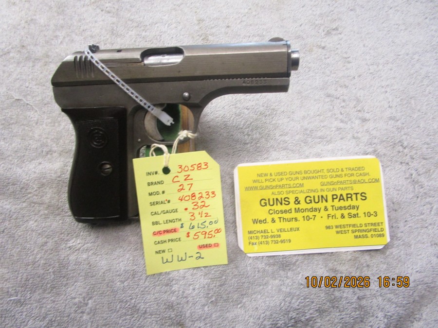 CZ model 27 .32 caliber. - Product Image