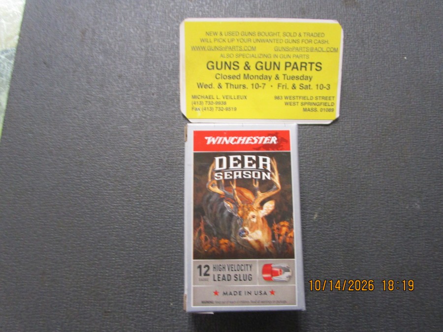 Winchester .12 gage high velocity sluge. - Product Image