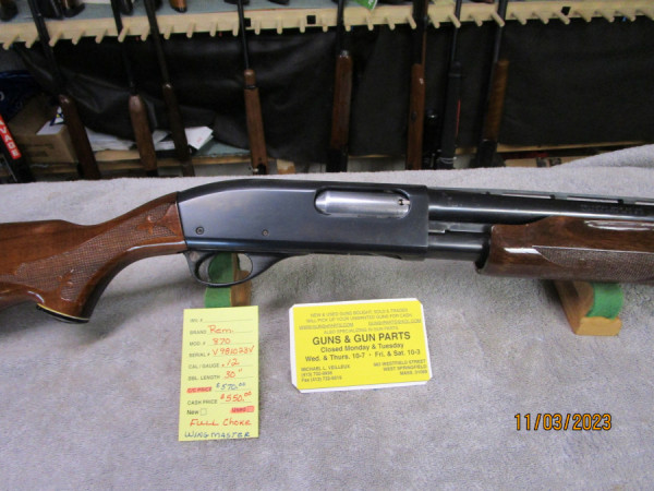 Remington model 870 Wingmaster .12 ga. - Product Image